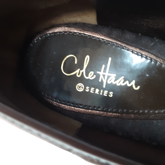 Cole Haan G Series brown peeptoe espadrille - Picture 7 of 8